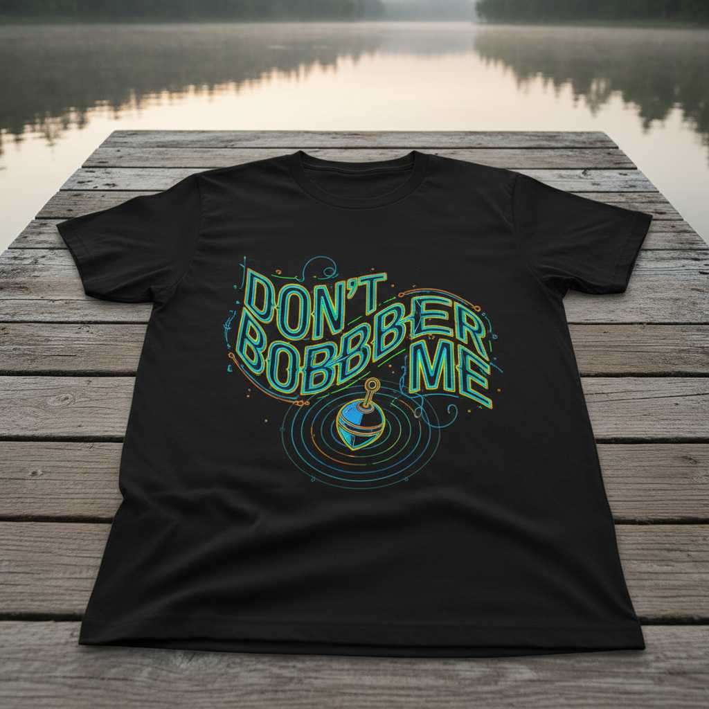 Dont Bobber Me Graphic T-Shirt, Funny Fishing Tee Novelty Present Gear
