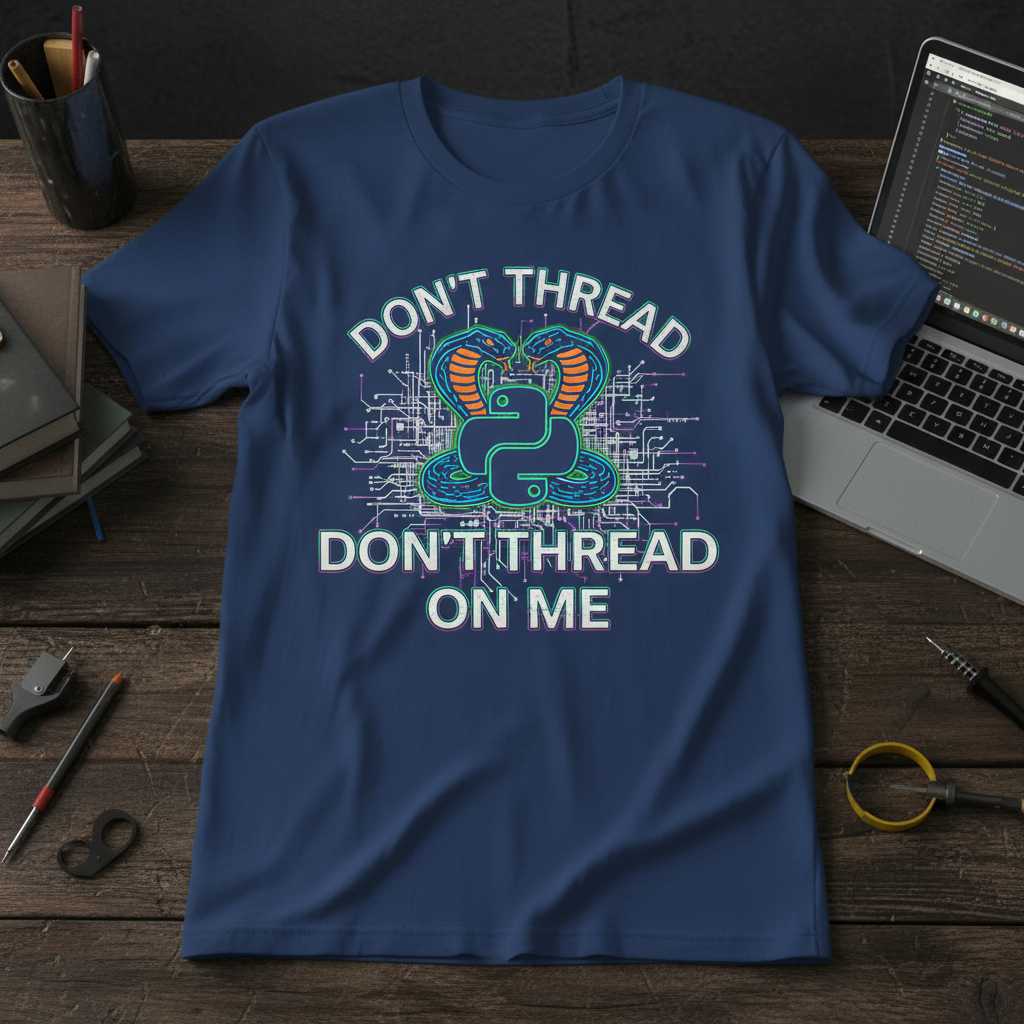 Dont Thread Dont Thread On Me Python Developer T-Shirt, Funny Graphic Tee Gear