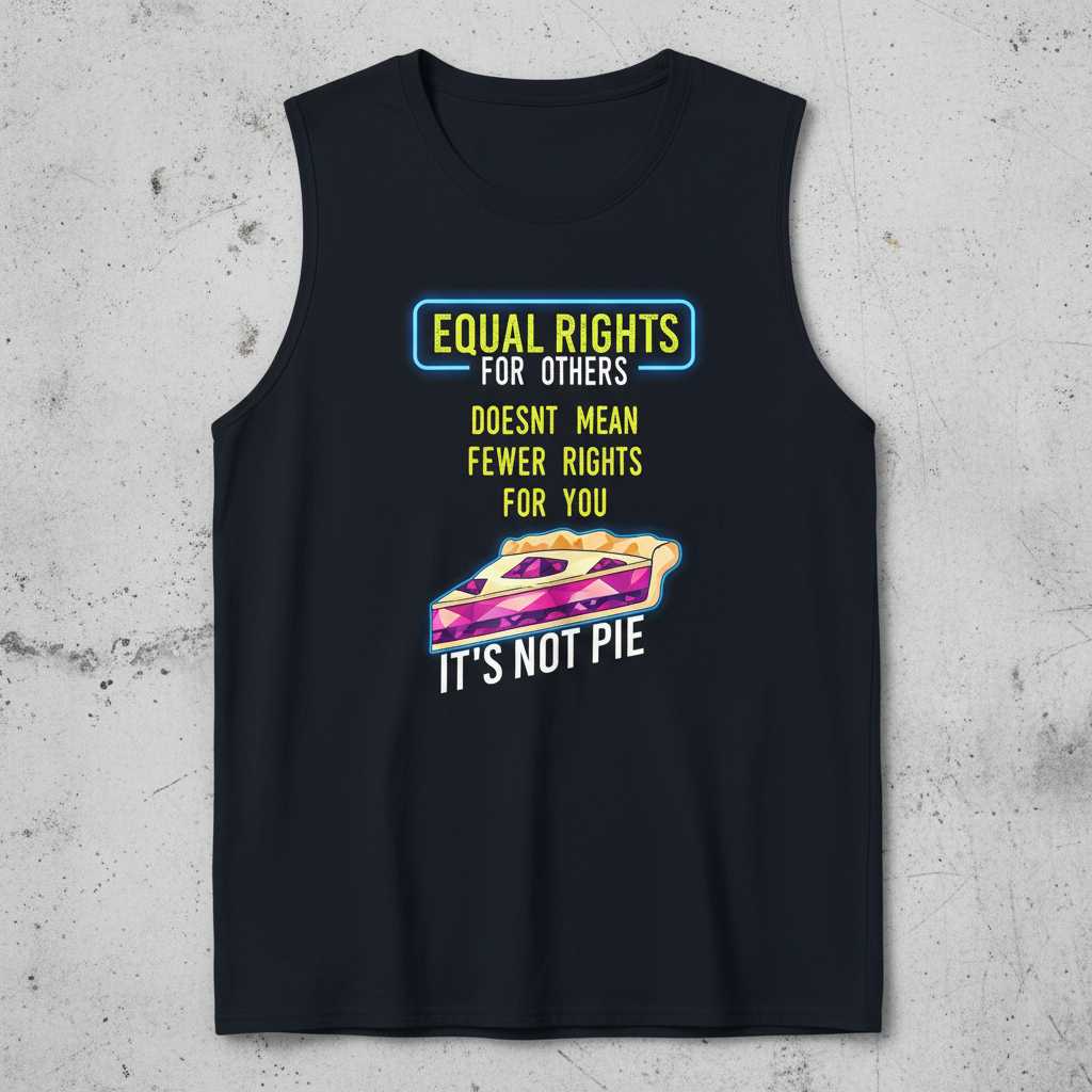 Equal Rights For Others Doesnt Mean Fewer Rights For You Its Not Pie Graphic T-Shirt Unisex Tee