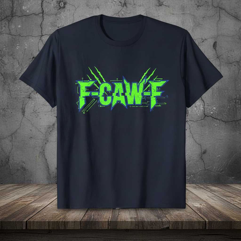 F-Caw-F Distressed T-Shirt, Funny Sarcastic Crow Raven Meme Graphic Tee Merch