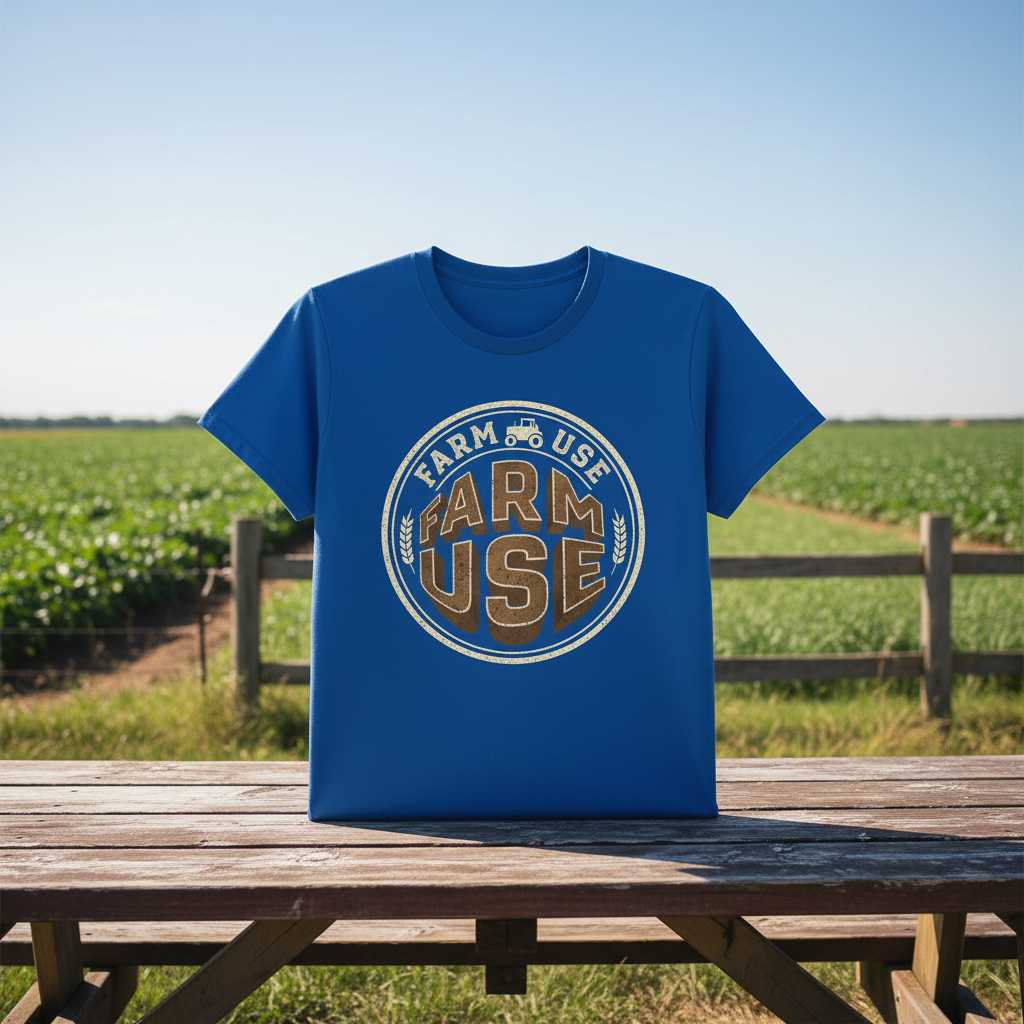 Farm Use Vintage Distressed T-Shirt, Graphic Agricultural Novelty Tee Gear