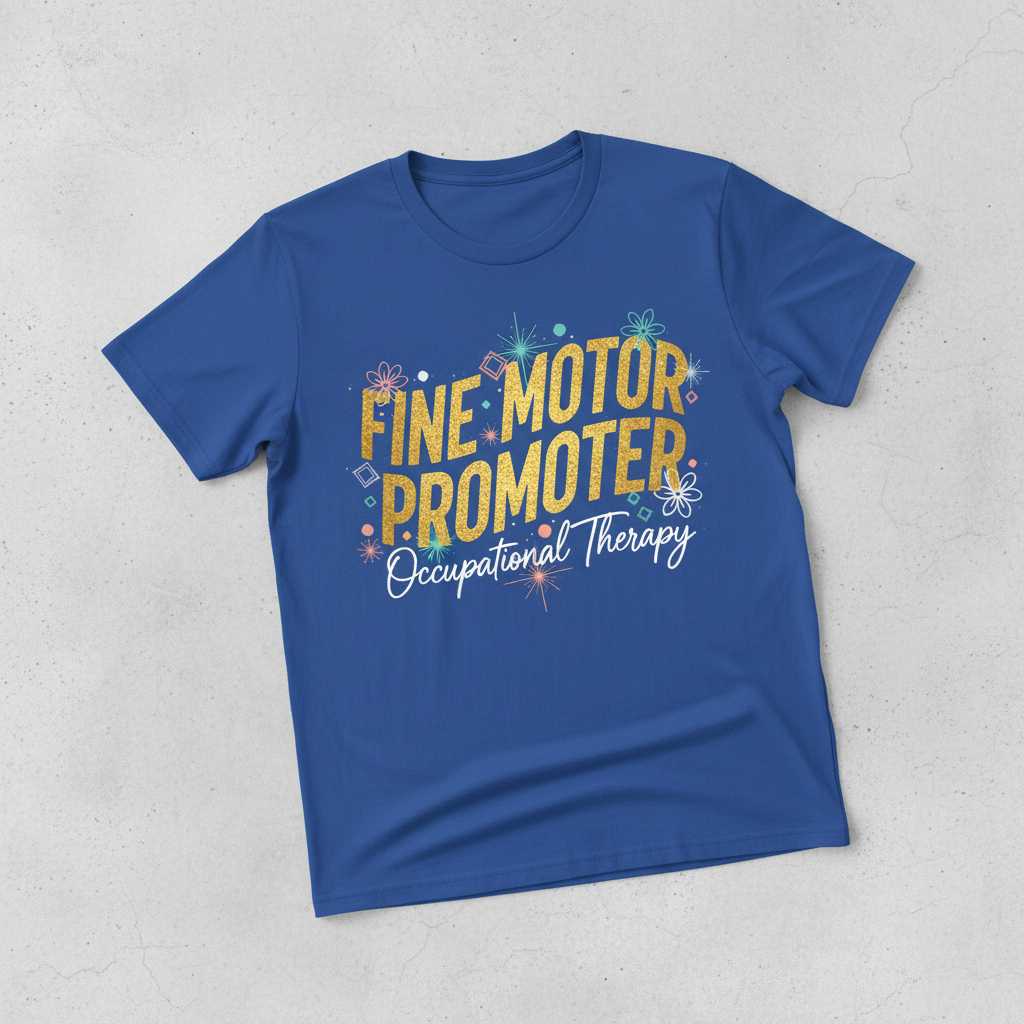 Fine Motor Promoter Occupational Therapy Retro T-Shirt, Funny Tee Merch