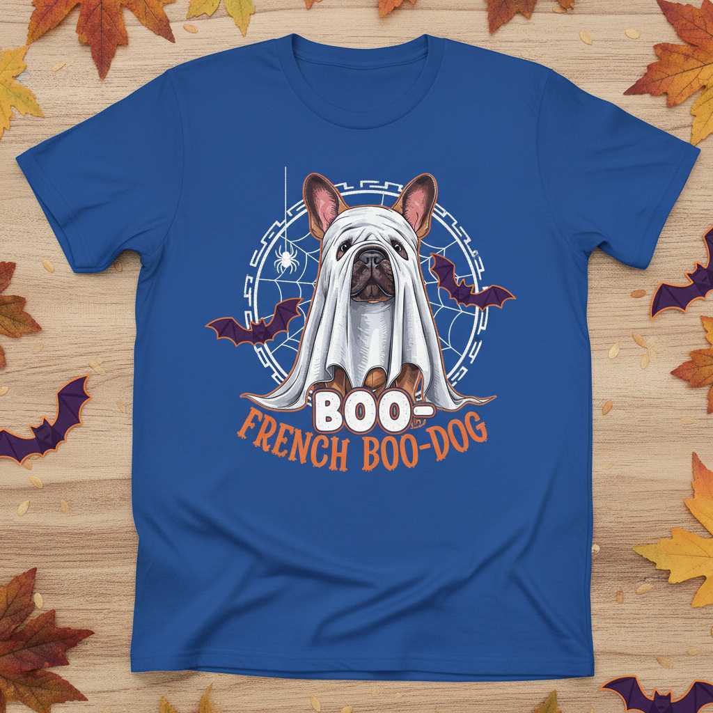 French Boo-Dog French Bulldog T-Shirt, Funny Halloween Tee Unisex Outfit