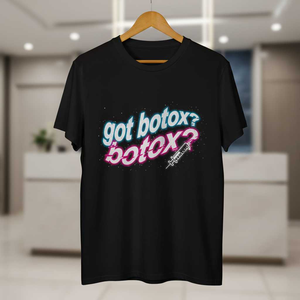 Got Botox- Plastic Surgery Novelty T-Shirt, Aesthetic Cosmetic Tee Gear Idea