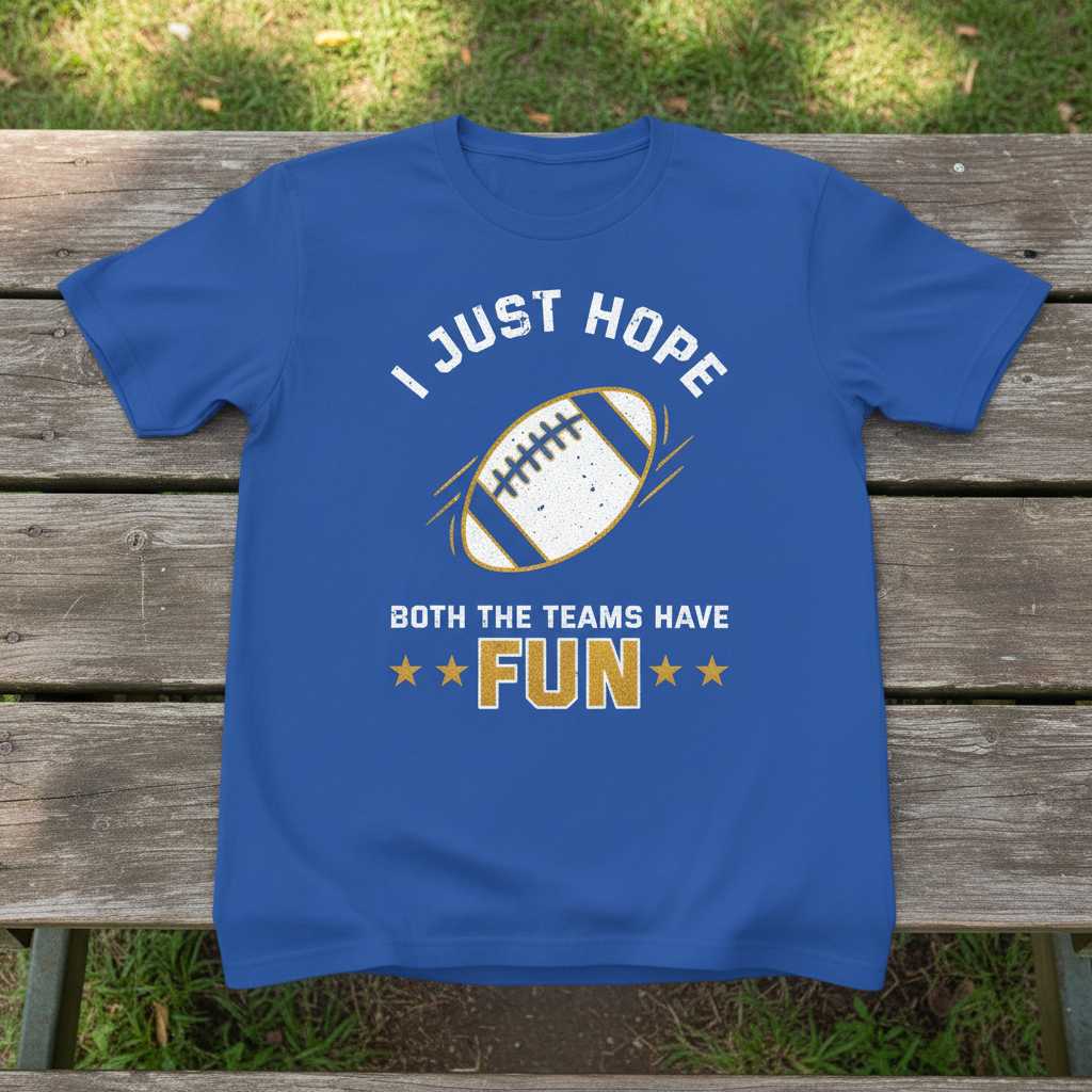 I Just Hope Both The Teams Have Fun Vintage T-Shirt, Funny Graphic Tee Idea