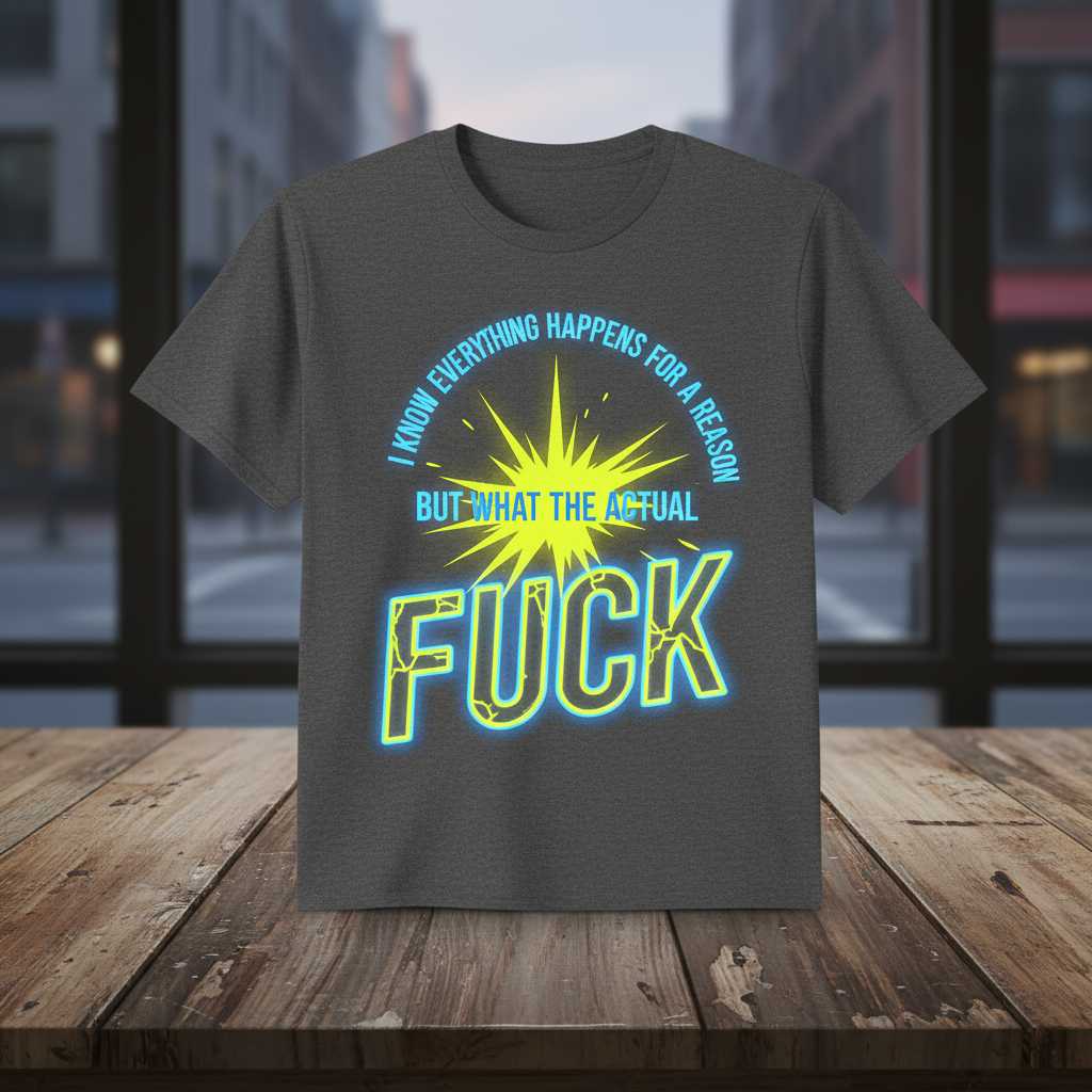 I Know Everything Happens For A Reason But What The Actual Fuck T-Shirt, Funny Tee