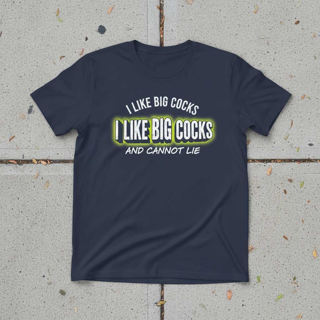 I Like Big Cocks And Cannot Lie Funny T-Shirt, Graphic Novelty Tee Idea
