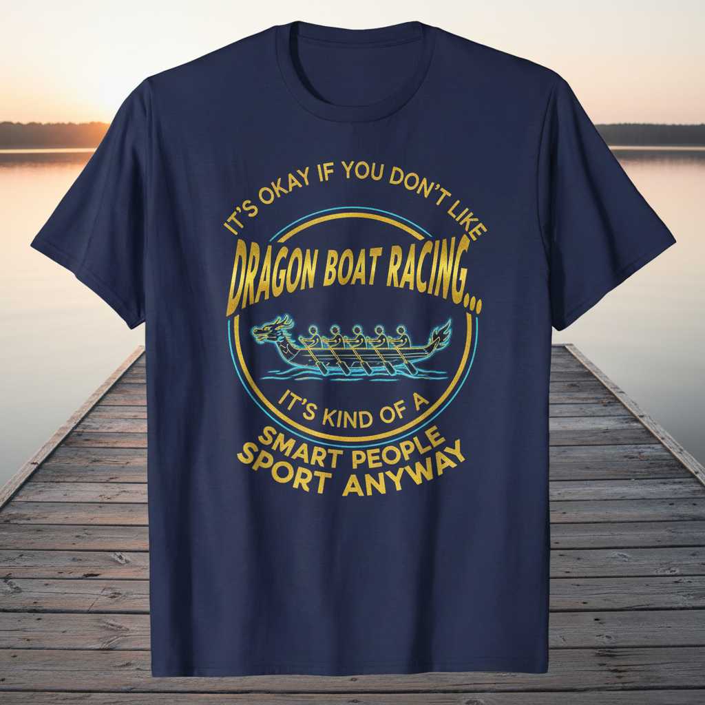 Its Okay If You Dont Like Dragon Boat Racing Its Kind Of A Smart People Sport Anyway Vintage T-Shirt, Funny Tee Gear