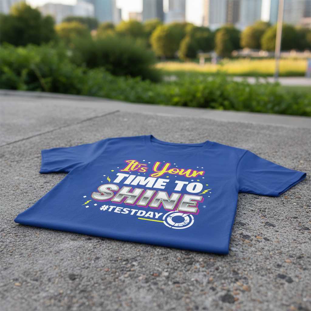 Its Your Time To Shine #Testday T-Shirt, English Teacher Graphic Tee Idea