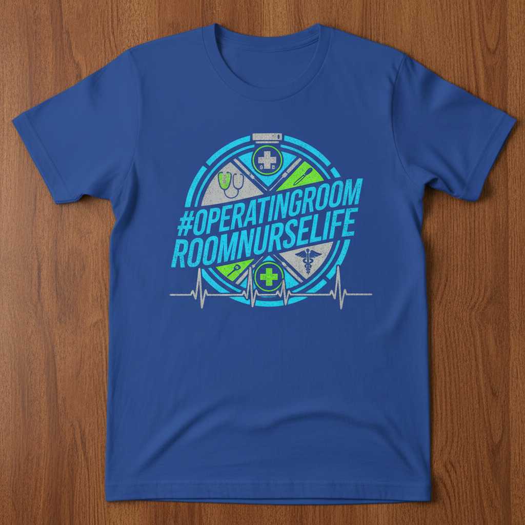 #Operatingroom Roomnurselife Vintage Distressed T-Shirt Graphic Tee Outfit