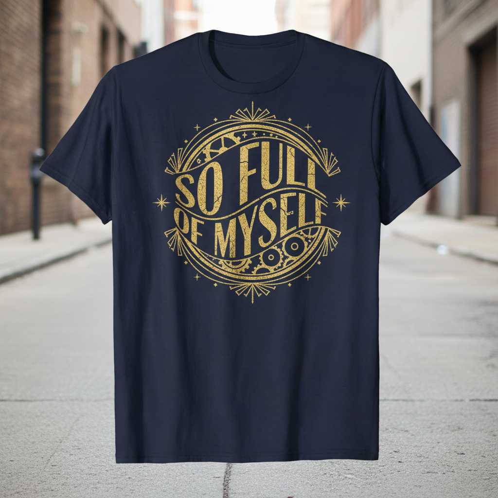 So Full Of Myself Vintage Stacking Doll T-Shirt, Funny Graphic Novelty Tee