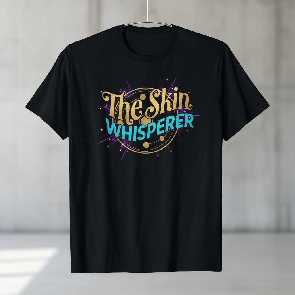 The Skin Whisperer Graphic T-Shirt, Funny Dermatology Tee Novelty Wear