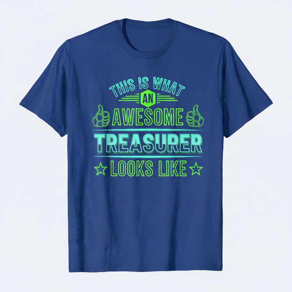 This Is What An Awesome Treasurer Looks Like Graphic T-Shirt, Funny Tee Idea