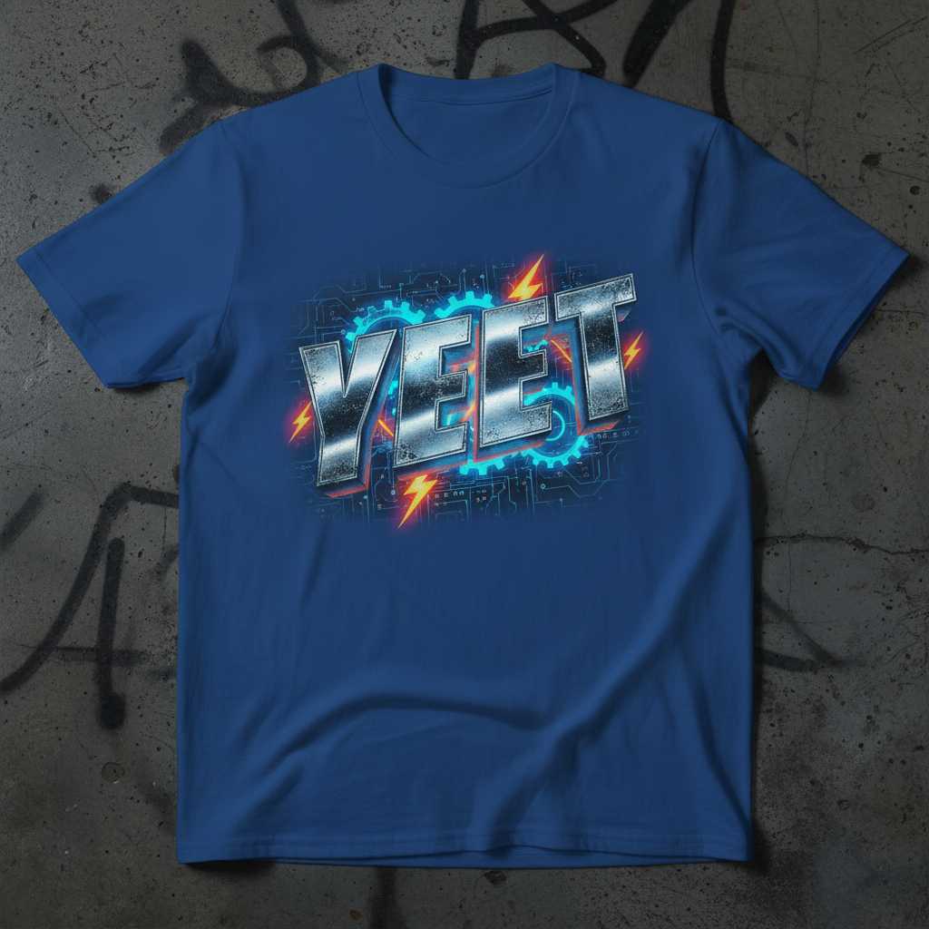 Yeet Retro 90s Graphic T-Shirt, Funny Dank Meme Streamer Tee Merch Idea