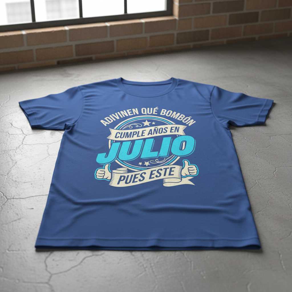 Adivinen Qué Bombón Cumple Años En Julio Pues Este Retro T-Shirt Novelty Tee