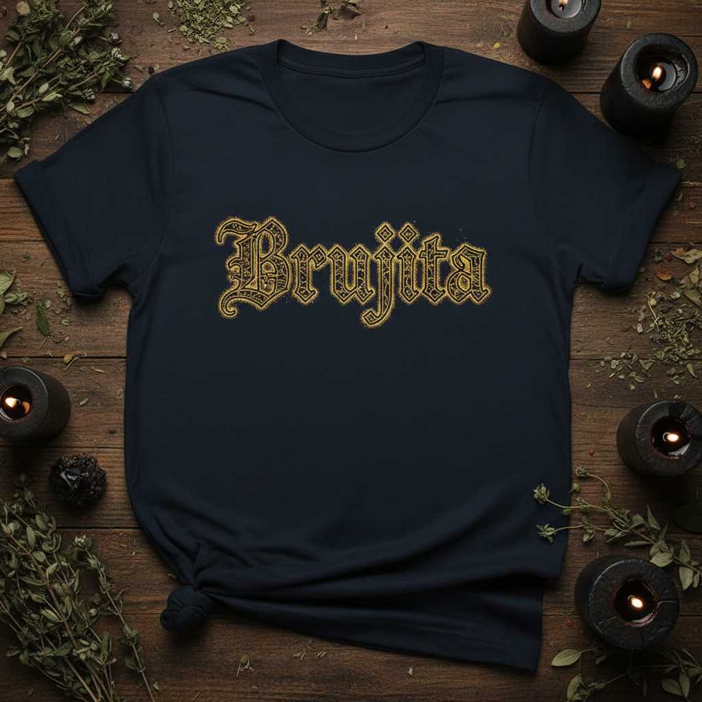 Brujita Gothic Bruja T-Shirt, Witchy Halloween Spooky Tee Graphic Outfit Idea