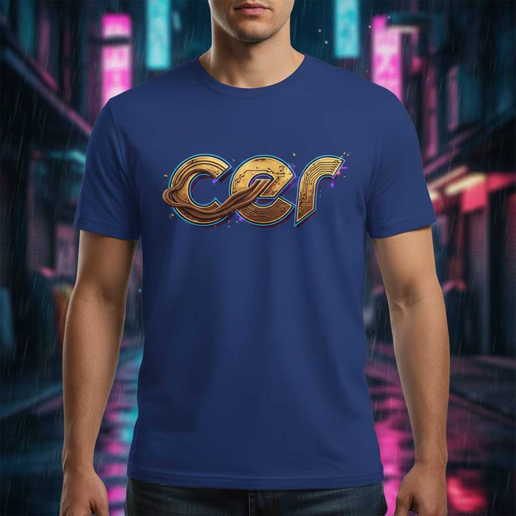 Car Futuristic Graphic T-Shirt, Cyberpunk Circuit Board Style Tee Gear