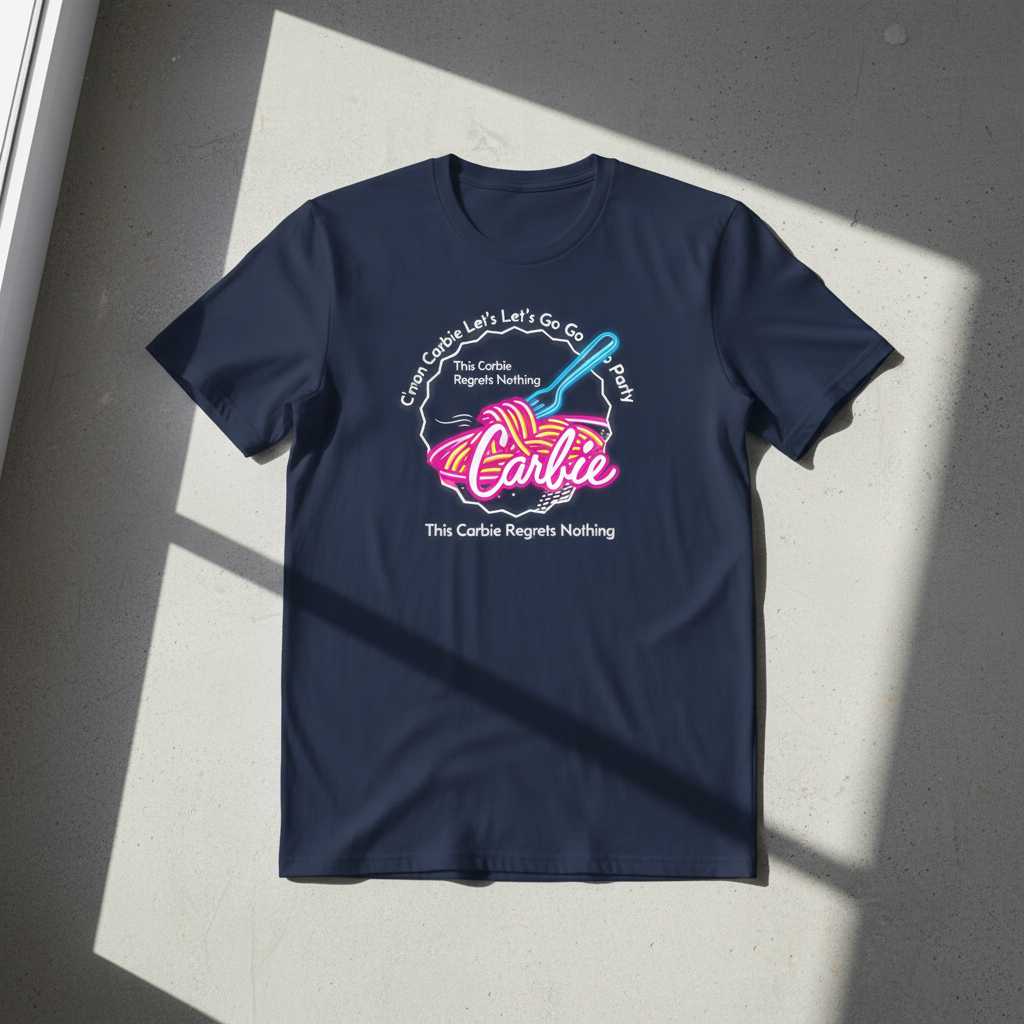 Cmon Carbie Lets Go Party This Carbie Regrets Nothing Retro T-Shirt Funny Tee