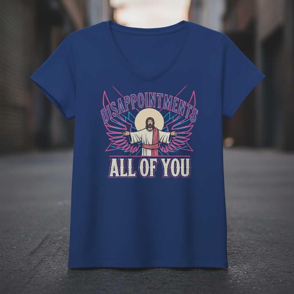 Disappointments All Of You Vintage Retro T-Shirt, Funny Graphic Tee Merch