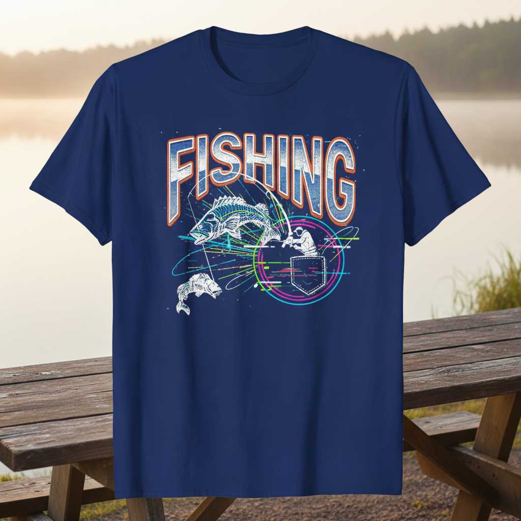 Fishing Retro Walleye Graphic T-Shirt, Vintage Fisherman Tee Merch Gift Idea
