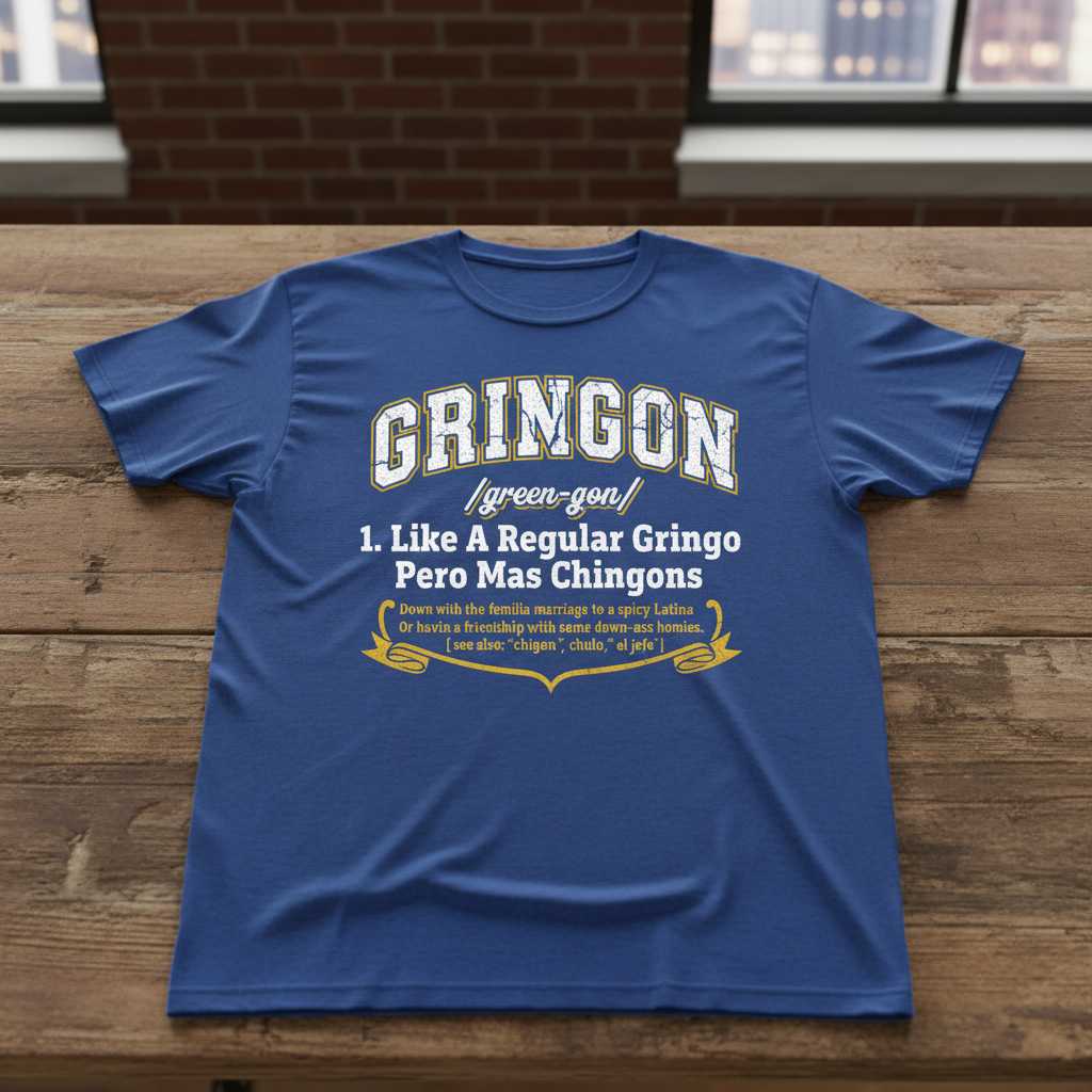 Gringon Like A Regular Gringo Pero Mas Chingons Vintage T-Shirt, Funny Tee Idea