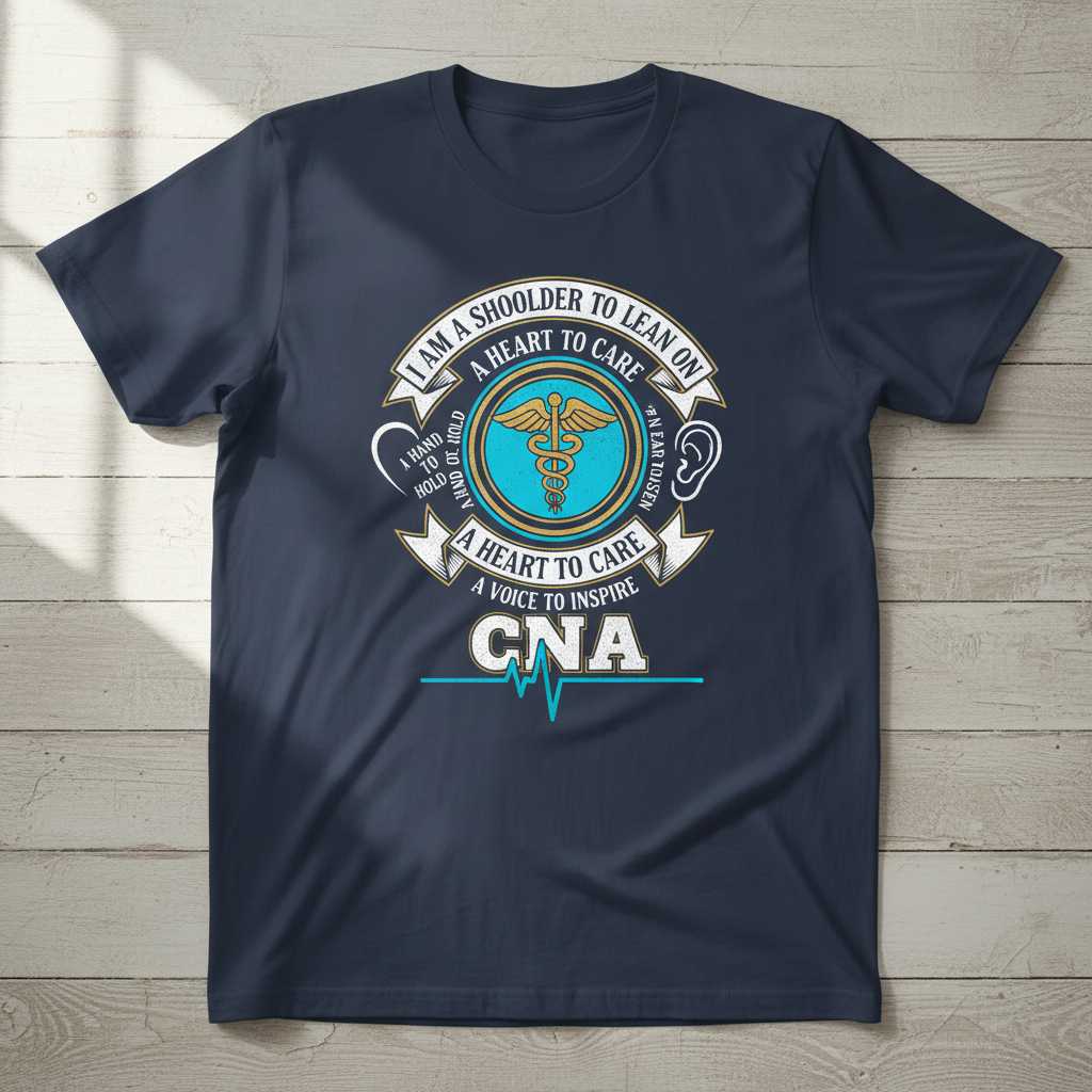 I Am A Shoulder To Lean On A Heart To Care A Hand To Hold An Ear To Listen A Voice To Inspire CNA T-Shirt, Graphic Tee