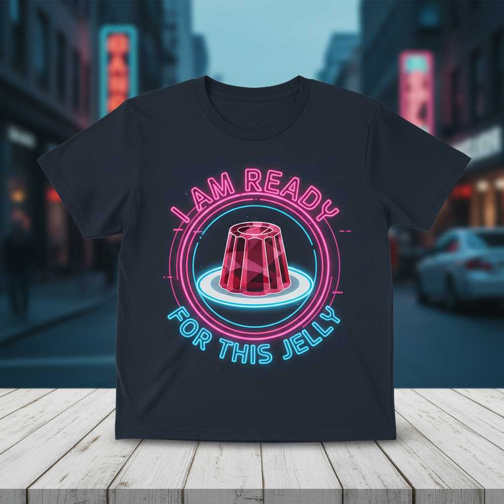 I Am Ready For This Jelly Neon Retro Cranberry T-Shirt, Funny Thanksgiving Tee Gear