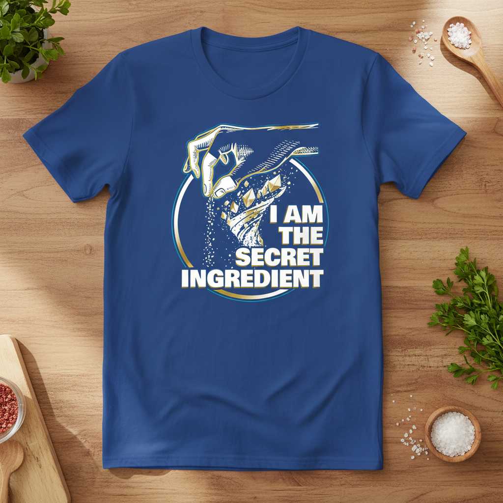 I Am The Secret Ingredient Graphic T-Shirt, Funny Chef Tee Novelty Idea