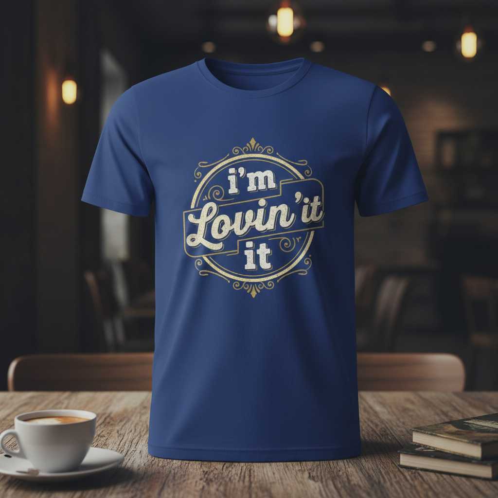 Im Lovin It Vintage T-Shirt, Funny Retro Novelty Tee Graphic Present Idea