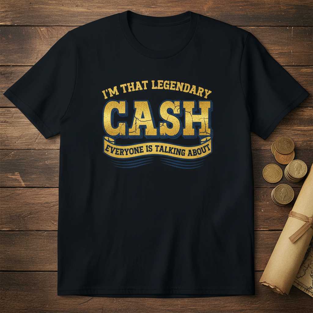 Im That Legendary Cash Everyone Is Talking About Vintage T-Shirt, Novelty Tee