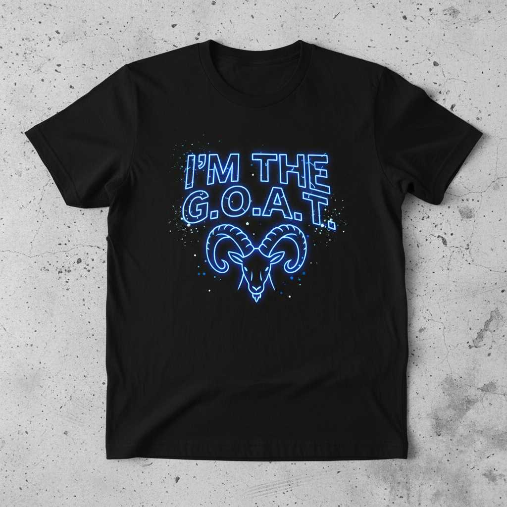 Im The G.O.A.T. Graphic T-Shirt, Funny Greatest Of All Time Tee Outfit Idea