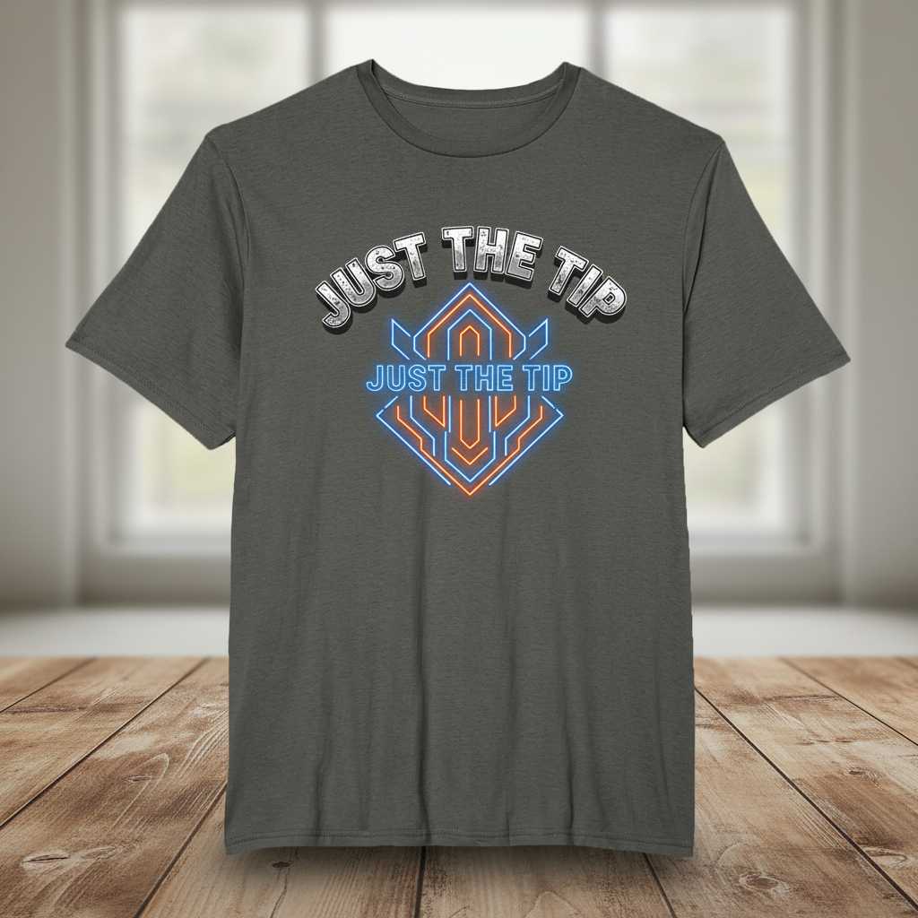 Just The Tip Distressed Retro T-Shirt, Funny Cigar Cutter Graphic Novelty Tee