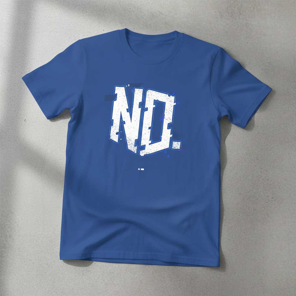 No. Distressed Grunge Graphic T-Shirt, Funny Novelty Unisex Tee Outfit Idea