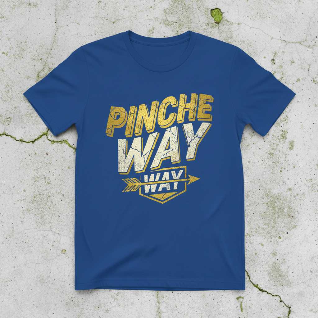 Pinche Way Vintage Distressed T-Shirt, Funny Spanish Humor Tee Latino Merch