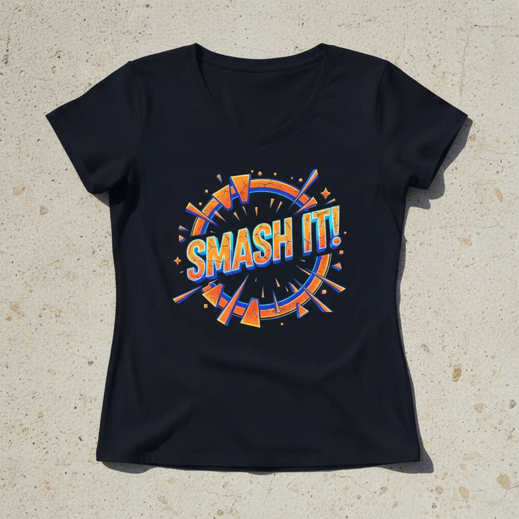 Smash It! Pickleball Graphic T-Shirt, Funny Unisex Athletic Tee Sport Gear