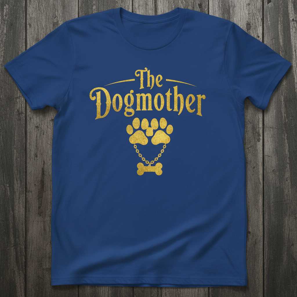 The Dogmother Graphic T-Shirt, Funny Novelty Dog Lover Tee Present Idea