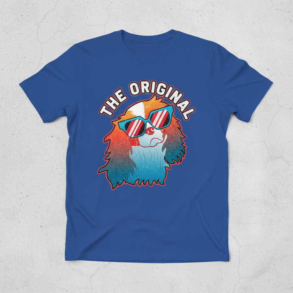 The Original Cavalier King Charles Spaniel Retro T-Shirt Graphic Tee Idea
