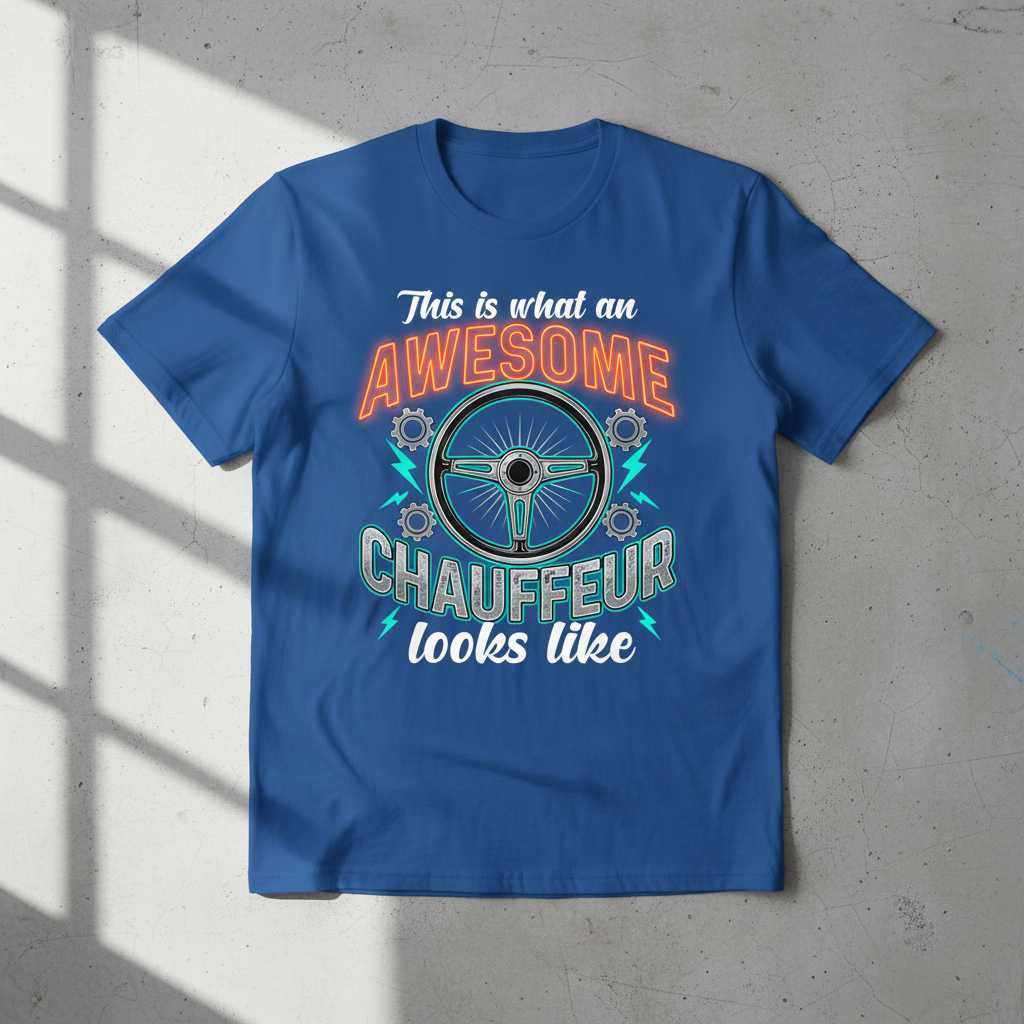 This Is What An Awesome Chauffeur Looks Like Graphic T-Shirt, Funny Tee Idea