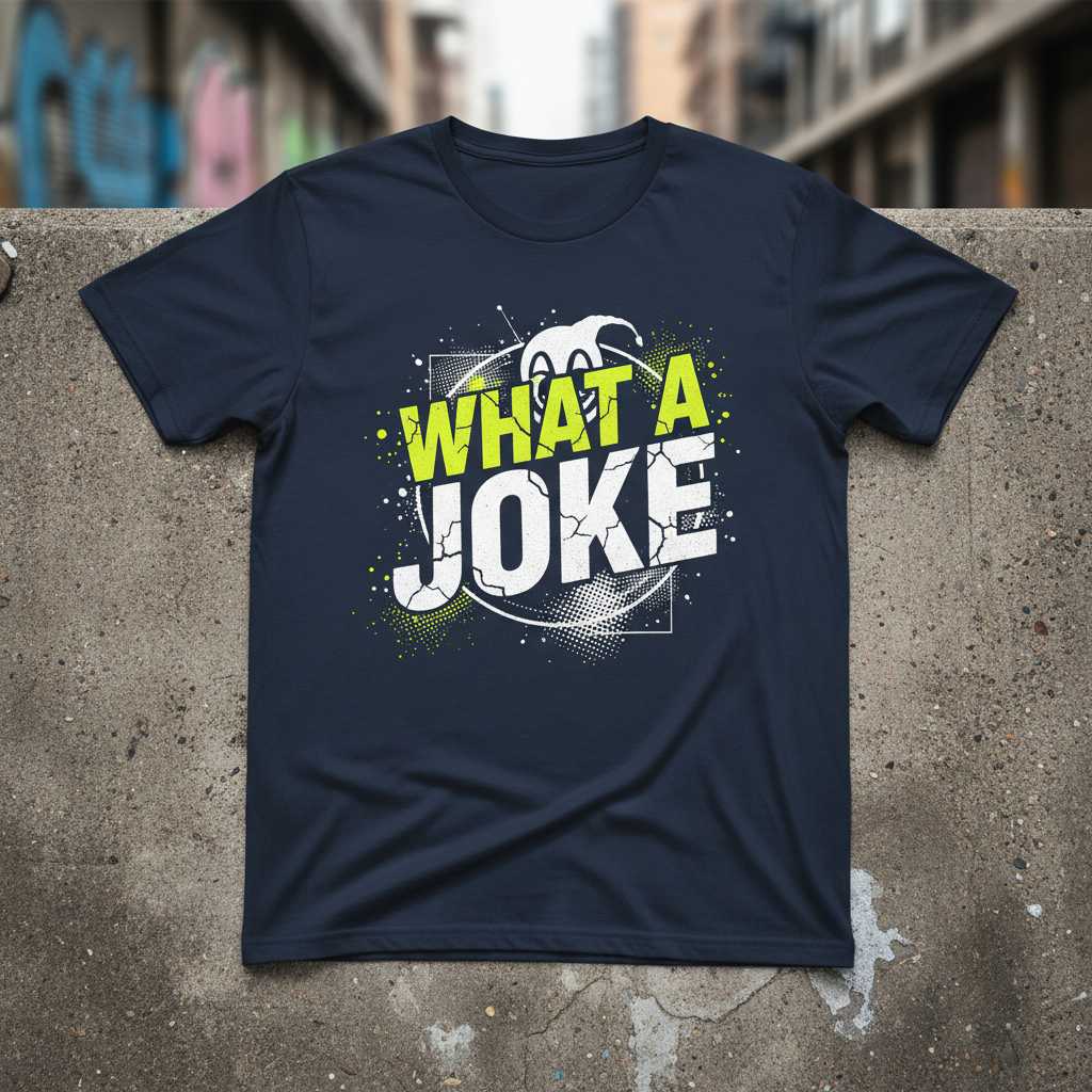 What A Joke Distressed Anti Trump Political T-Shirt, Novelty Funny Tee Gear