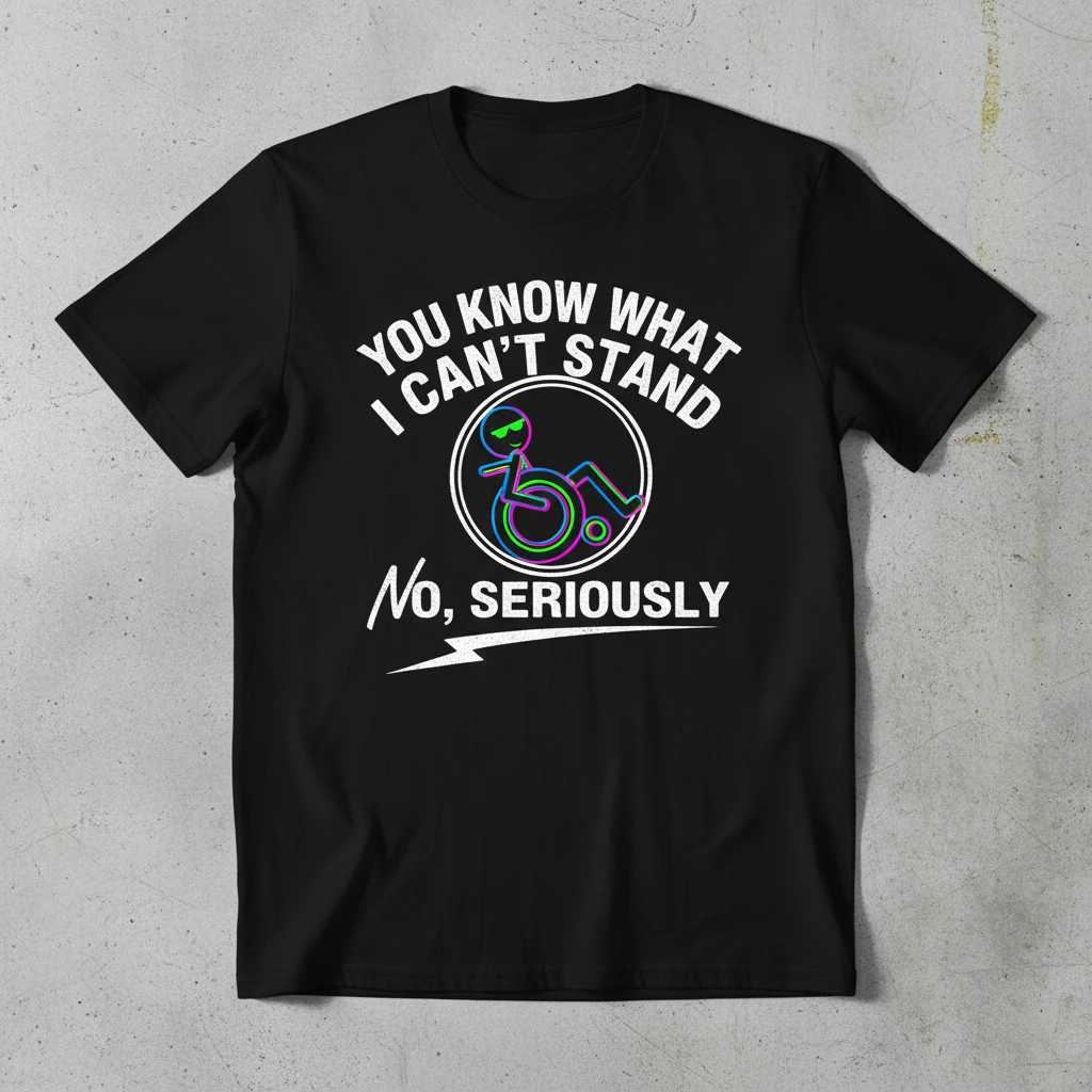 You Know What I Cant Stand No Seriously Graphic T-Shirt Funny Tee Idea